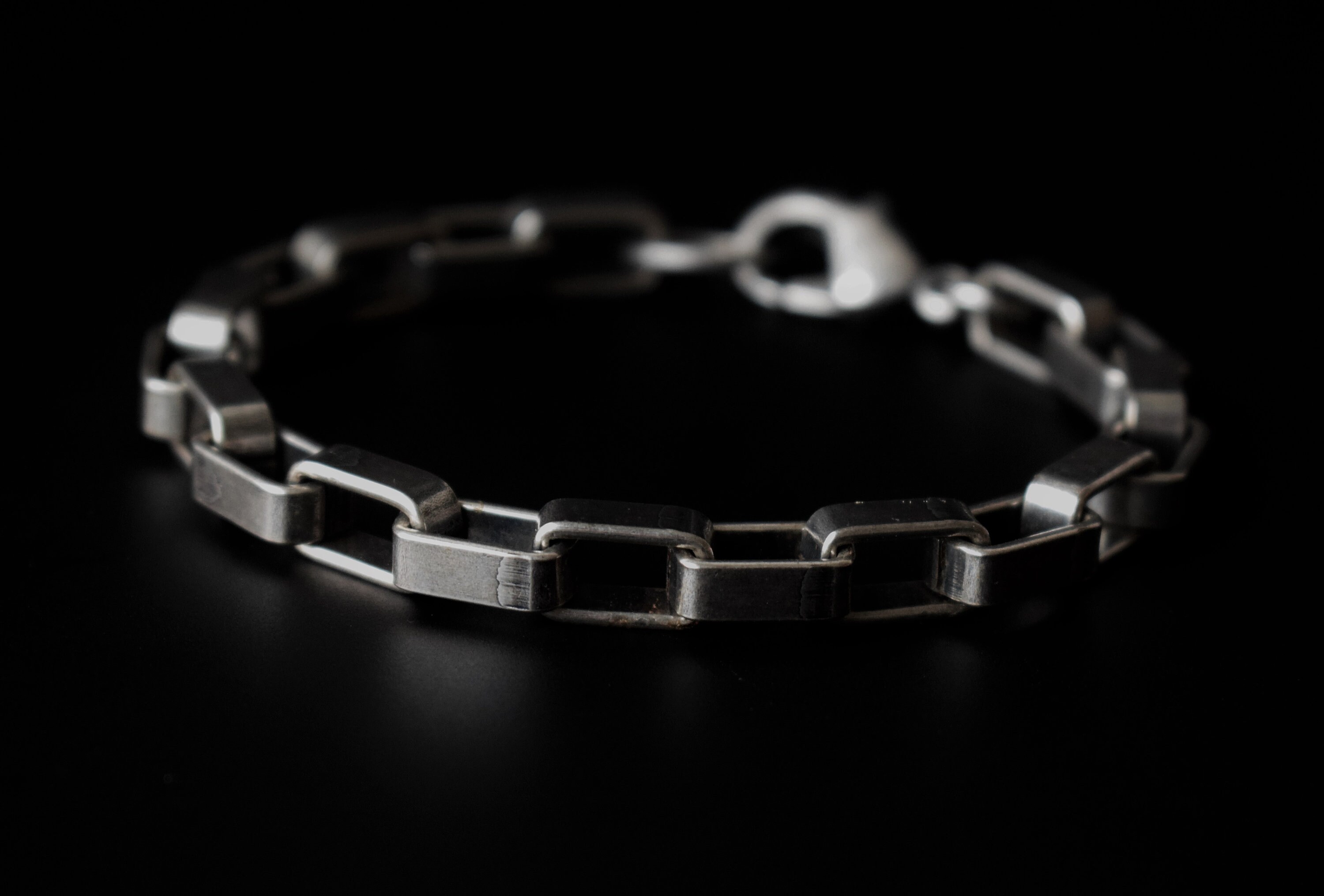 Mens Silver Bracelet Men Bracelet Mens Chain Bracelet Etsy Australia