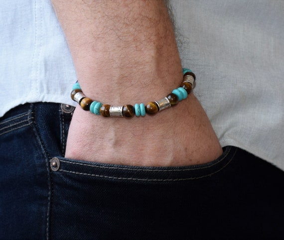 Etsy mens beaded bracelets Clearance