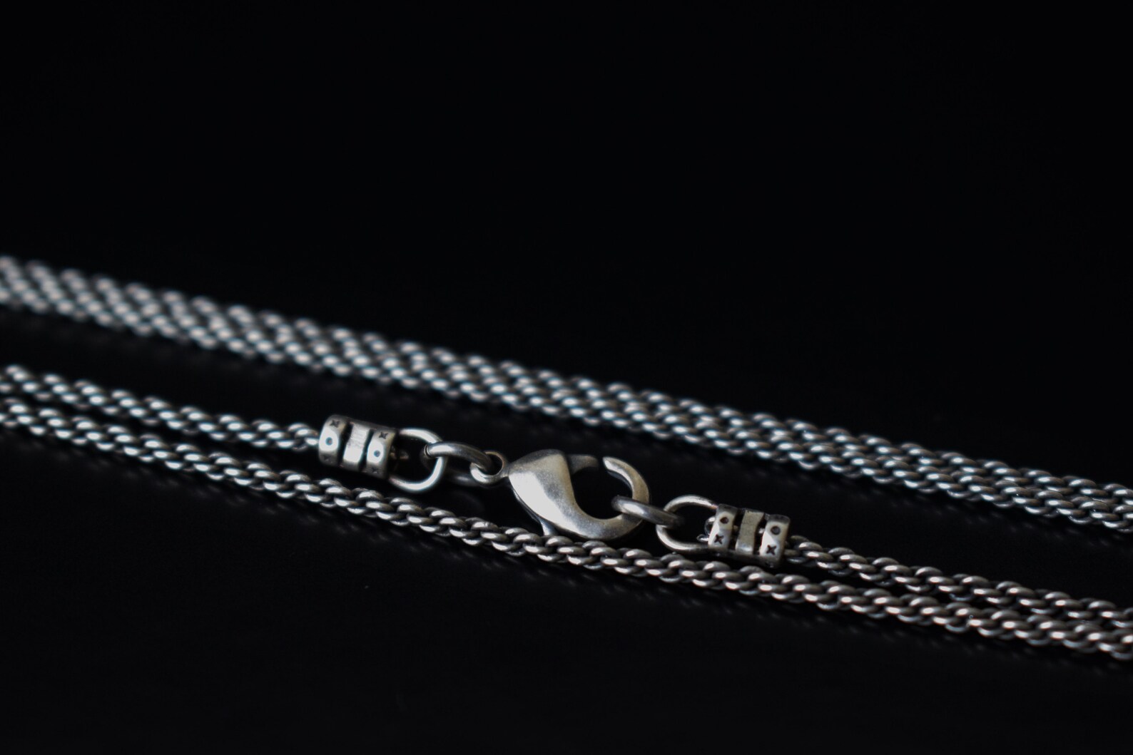 Sterling Silver Men Necklace Mens Silver Necklace Mens Etsy