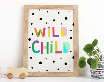 I Love You More Black /& White Bold Kids Play Room Unisex Wall Art Print Decor