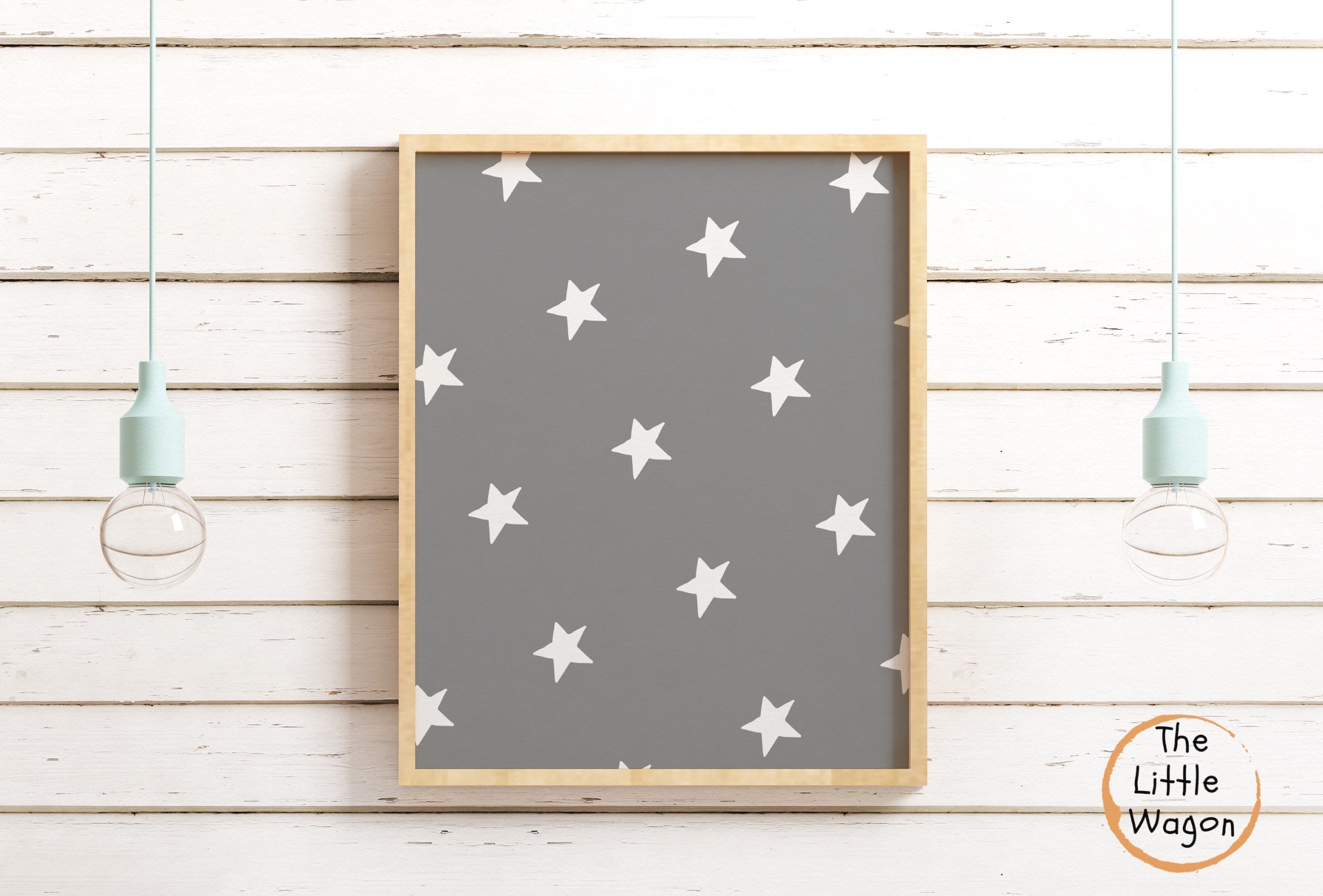 Grey Nursery Wall Art Set of Four Prints Gallery Set of 4 Etsy