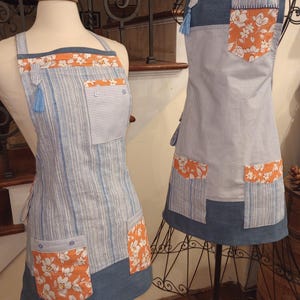 Memory Apron Custom Created From Your Loved Ones Items; Shirts, Jackets ...