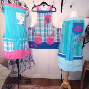 Memory Apron Custom Created From Your Loved Ones Items; Shirts, Jackets ...