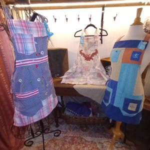 Memory Apron Custom Created From Your Loved Ones Items; Shirts, Jackets ...