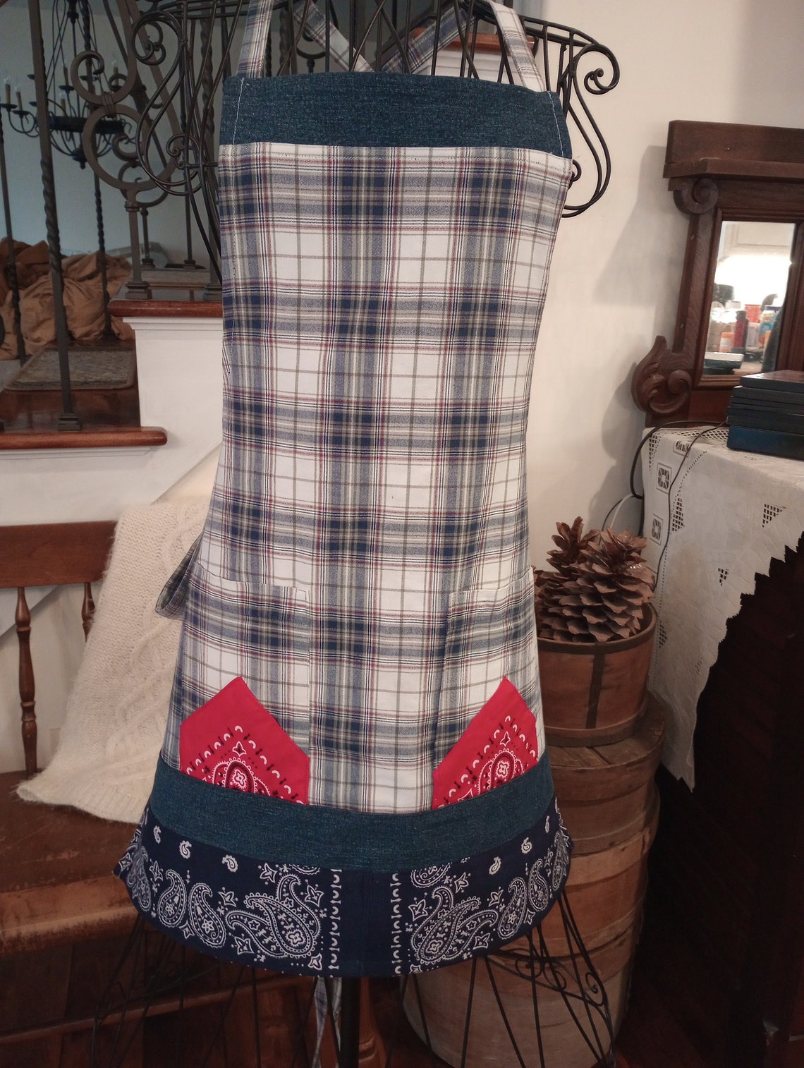 Memory Apron. Custom Created From Your Loved Ones Clothes Shirts ...
