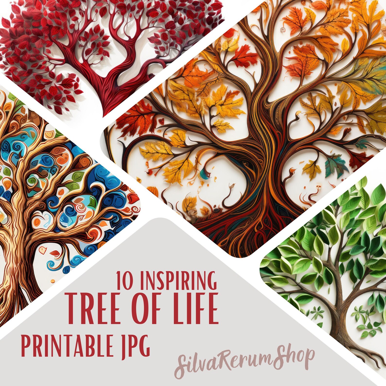 10 Inspiring Tree of Life Printable Jpgs - Etsy