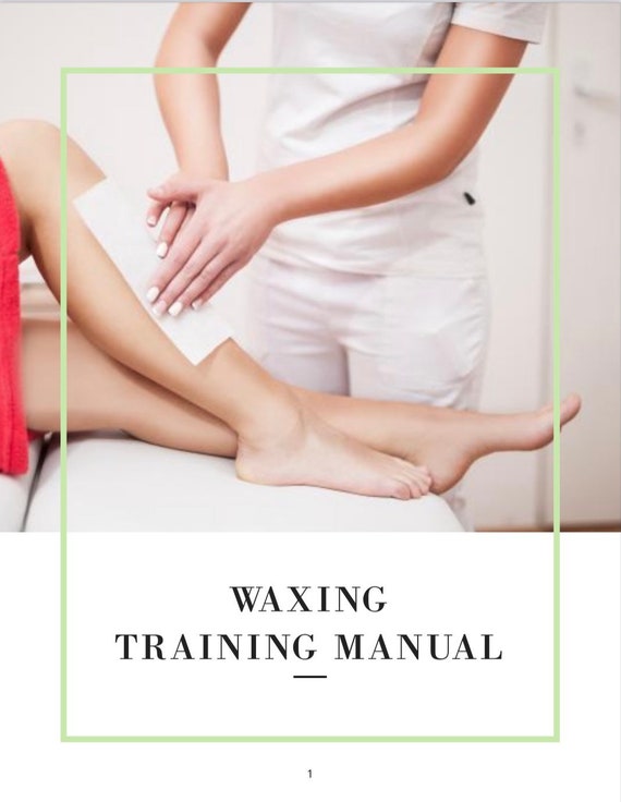 Waxing training manual Etsy
