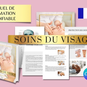 Manuel de formation du visage, Soins du visage, Facial training manual french version