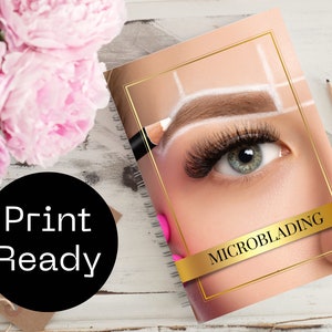Microblading Training Course - Eyebrow Training Manual – Editable Training Manual Tutorial SMPU Brows, Shaping, PMU Brows, Eyebrow Tattoo