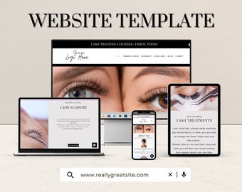 Monochromatic Beauty Wix Website Template: DIY Custom Design