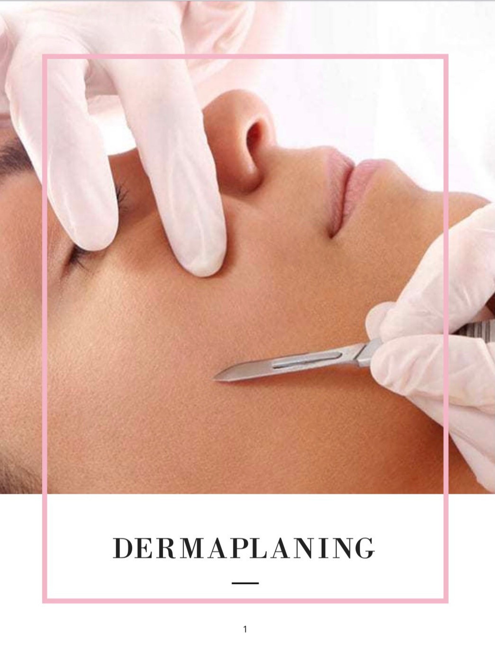 Dermaplaning Training Manual Etsy