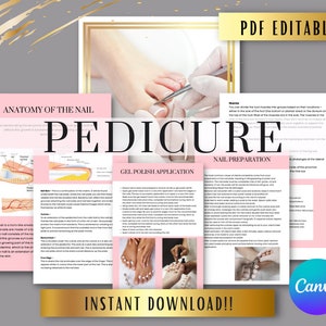 Pedicure Training Manual, Beauty Training Manual, Pedicure, Beauty Academy, Beautician