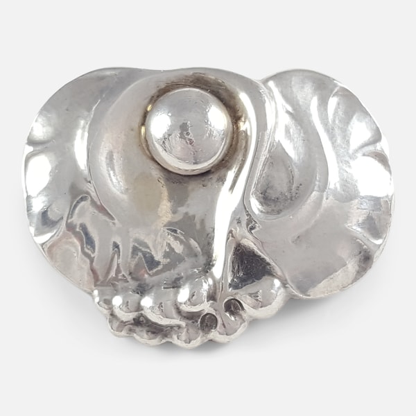 Georg Jensen Silver Brooch #68 - Circa 1910-1921