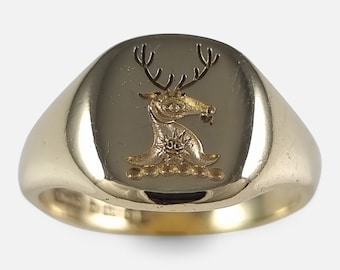 18ct Gold Intaglio Signet Ring - 1964
