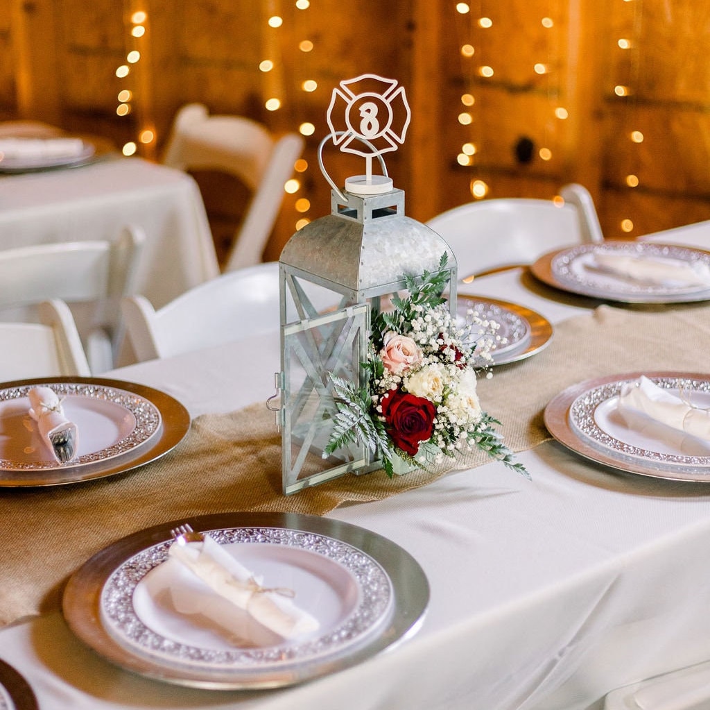 Firefighter Wedding Reception Table Numbers Fire Academy Graduation Decor  Fireman Theme Anniversary Party Retirement Maltese Cross Decor EMT - Etsy  New Zealand, image size:1024x1023