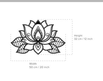 Mandala Lotus Flower STENCIL Peace Tranquility Yoga Decor DIY Craft Signs  Joanie