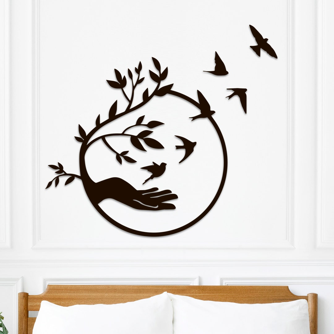 Wooden Bird Wall Decor Wooden Wall Art Wood Wall Decor Bird Etsy