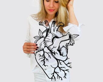 Anatomische hart kunst aan de muur, houten muur decor, perfusie muur decor, menselijk hart sculptuur, cardioloog cadeau, medisch kantoor decor, psychologie