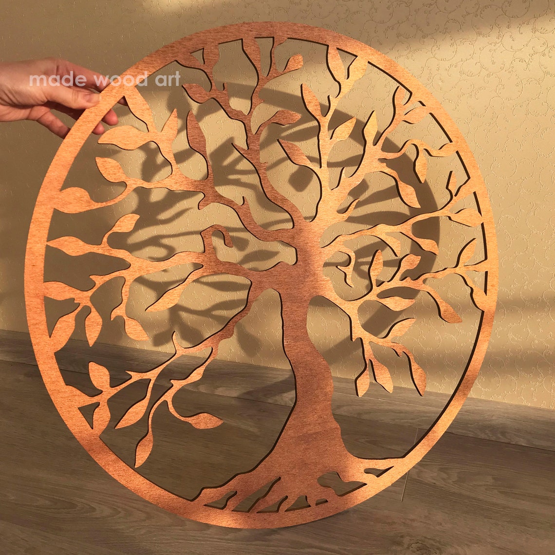 Tree of Life Wall Decor Wood Wall Art Tree Wood Art Minimalist Etsy
