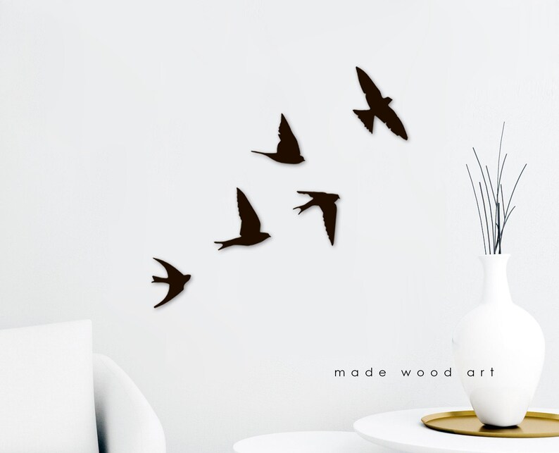 Wood bird wall decor Wooden wall art Freedom Wall decor Etsy