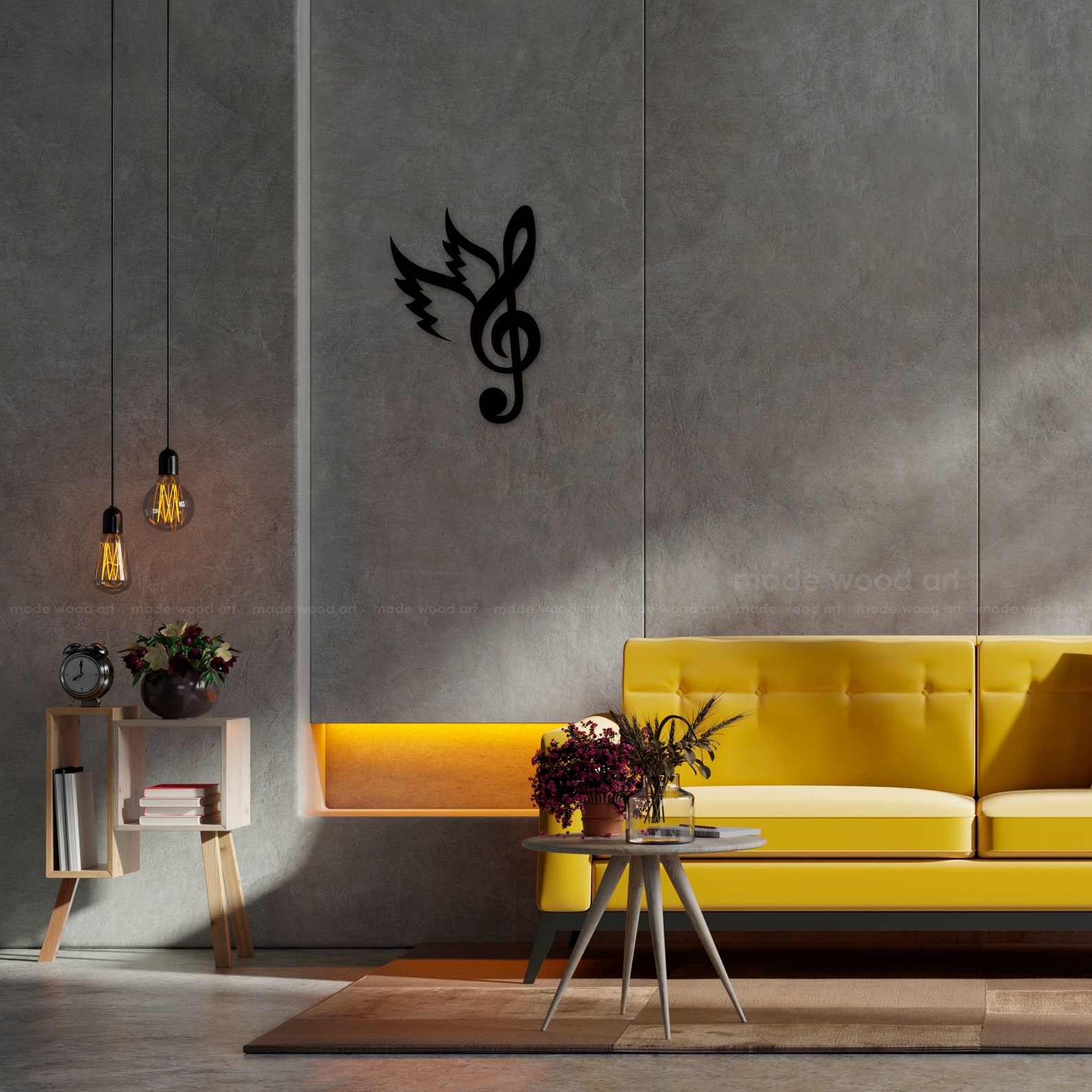 Wooden Music Notes Wall Decor Music Art Music Decor Music Wall Etsy