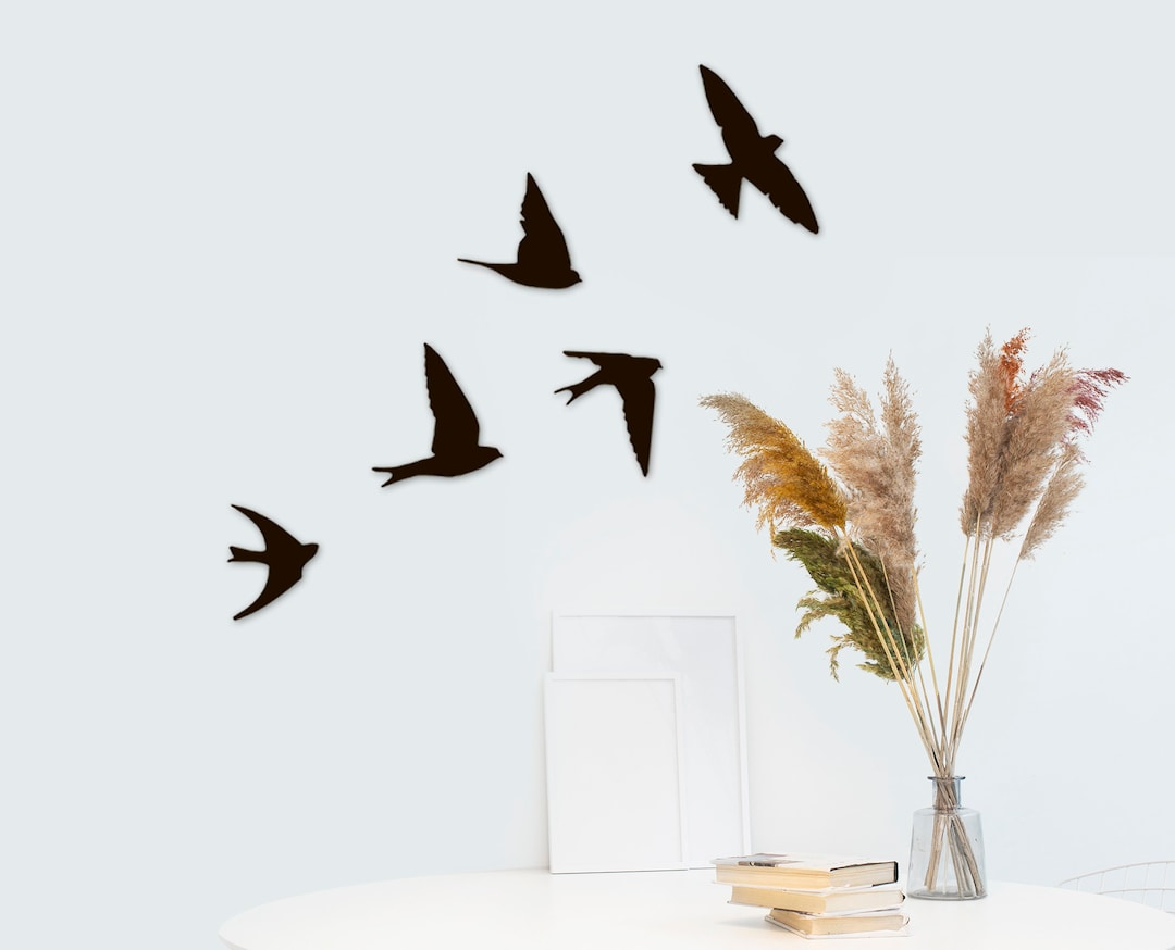 Wood Bird Wall Decor Wooden Wall Art Freedom Wall Decor Etsy