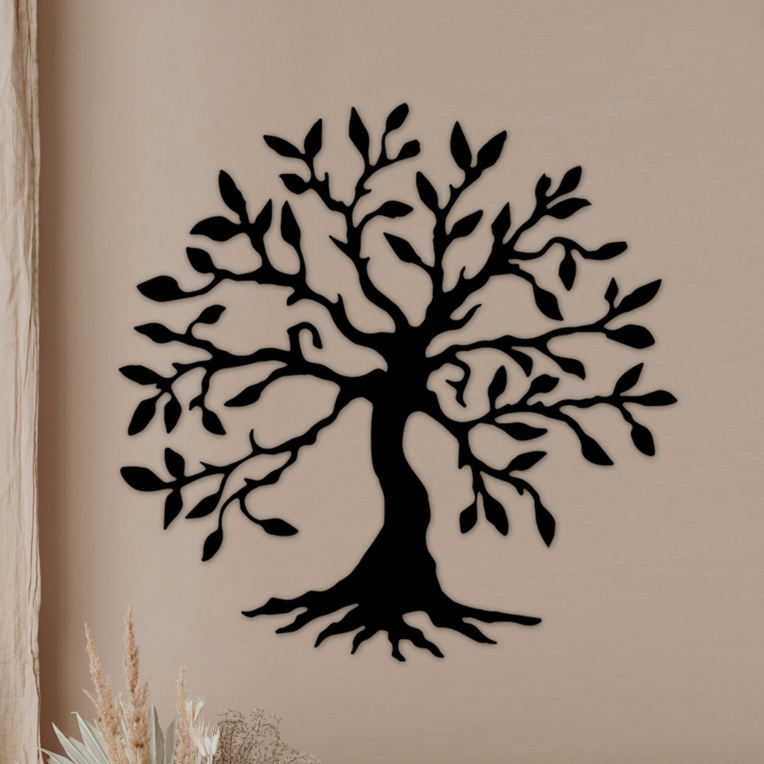Tree of Life Wall Art, Wooden Wall Decor, House Warming Gifts, Above