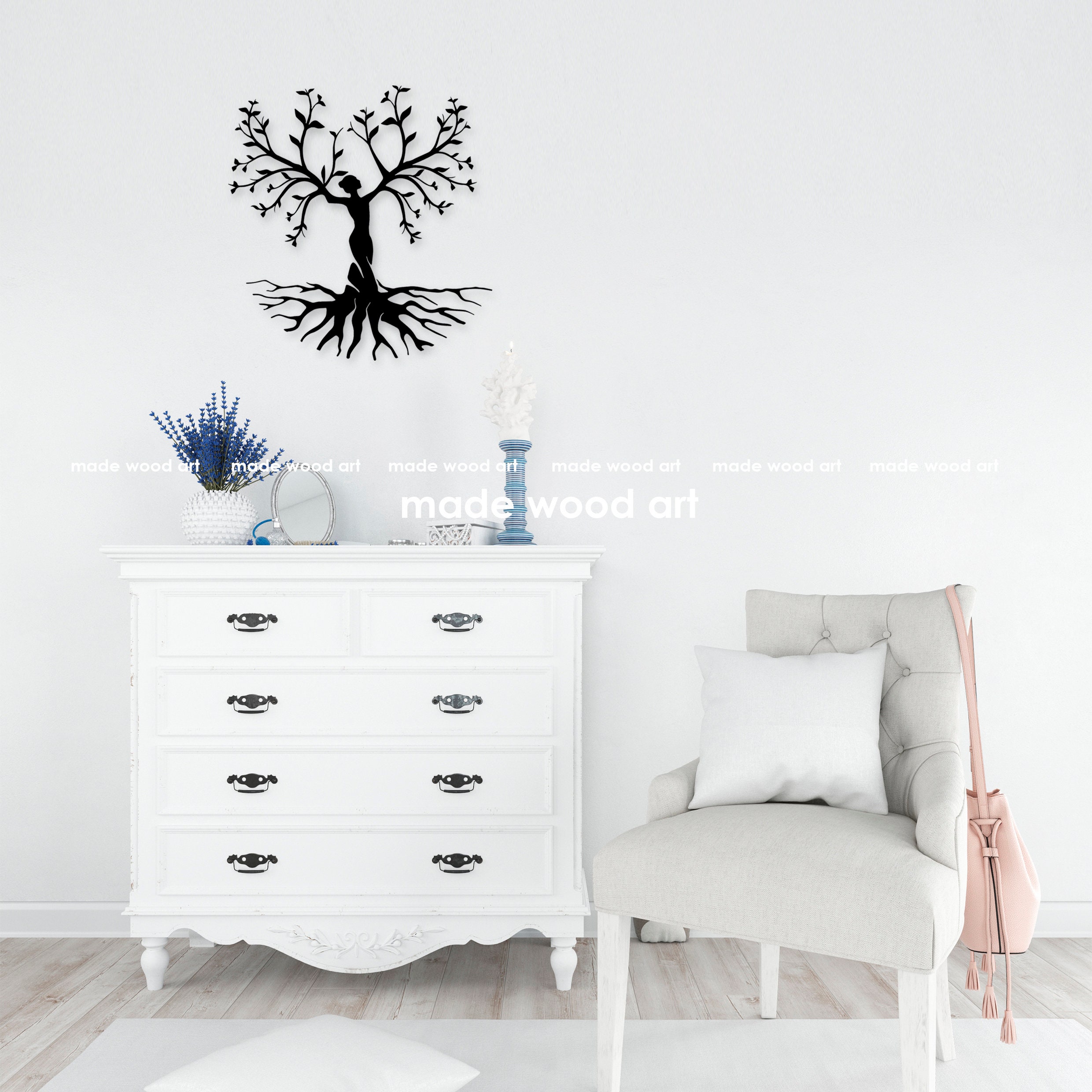 Tree of Life Wood Wall Art Tree of Life Wall Art Wood Wall Etsy