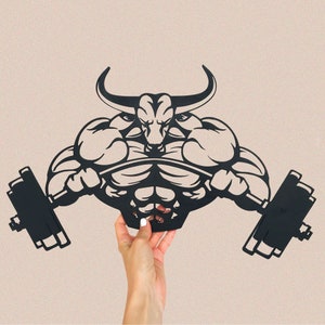 Insegna palestra di casa, arte da parete per allenamento, decorazione da parete in legno, regali per la palestra, decorazione per palestra, segnaletica per palestra per sala di allenamento, sollevamento pesi, regali per powerlifting