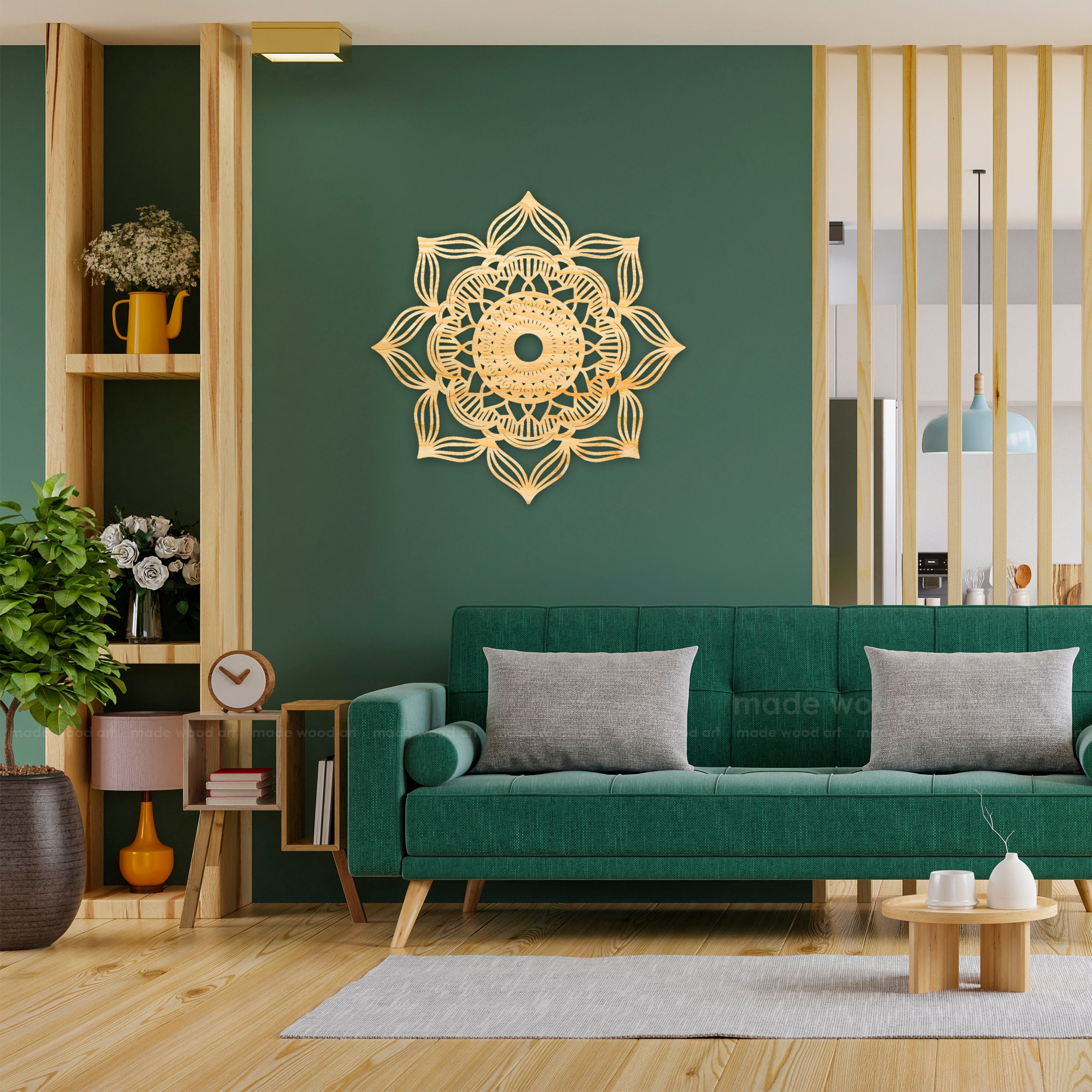 Multilayer Wooden Mandala Wall Art | Handcrafted 8