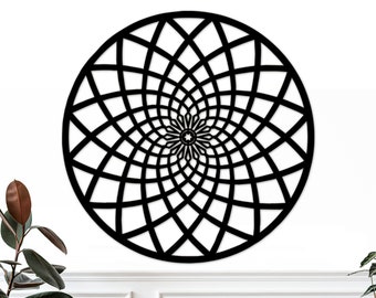 Flower of Life Wood wall art Sacred Geometry Wall Art Mandala Yoga Geometric Home decor Spiritual wall art Sacred Geometry Room Decor