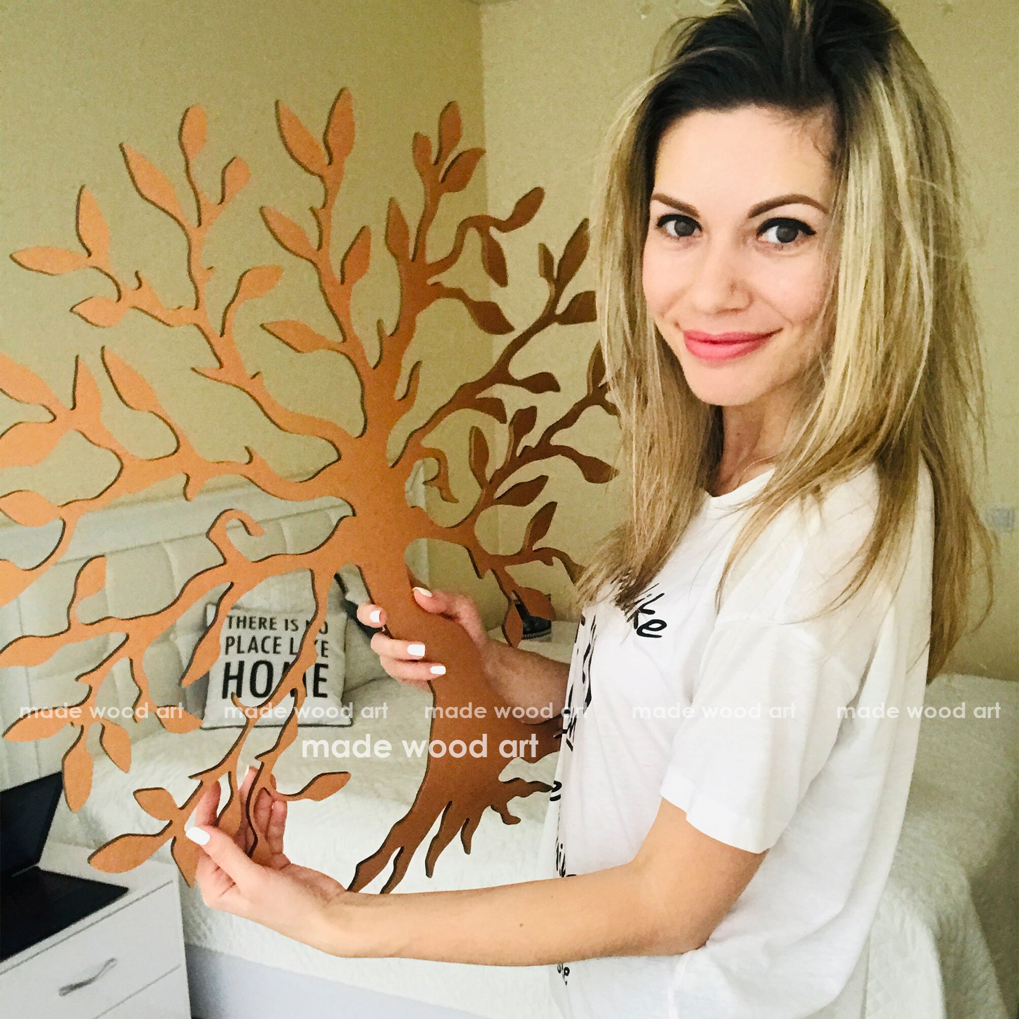 Wooden Tree of Life Wall Art Wood Wall Art Tree of Life Decor Etsy