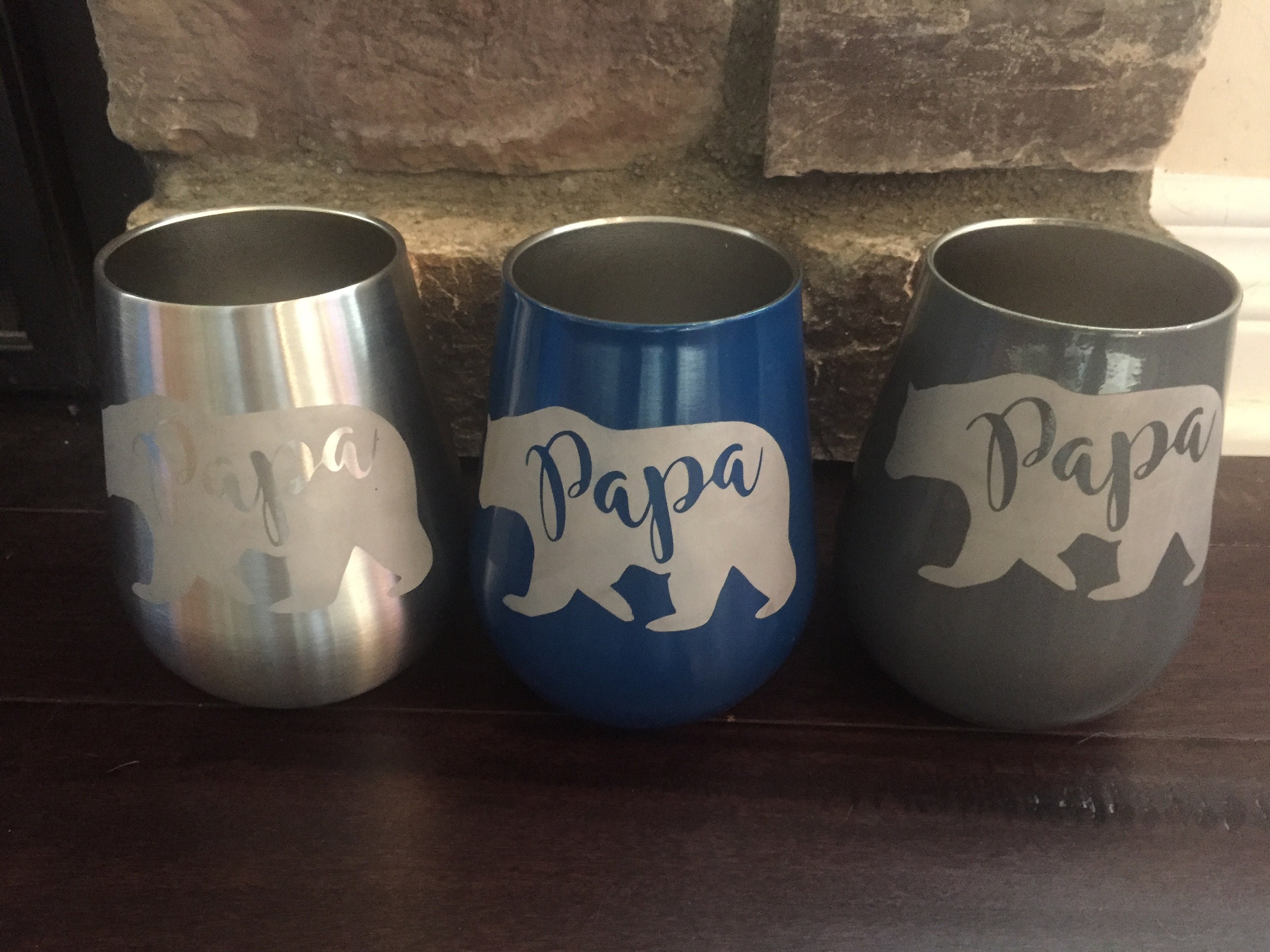 Custom Yeti 14oz Camp Mug PAPA Bear Laser Engraved