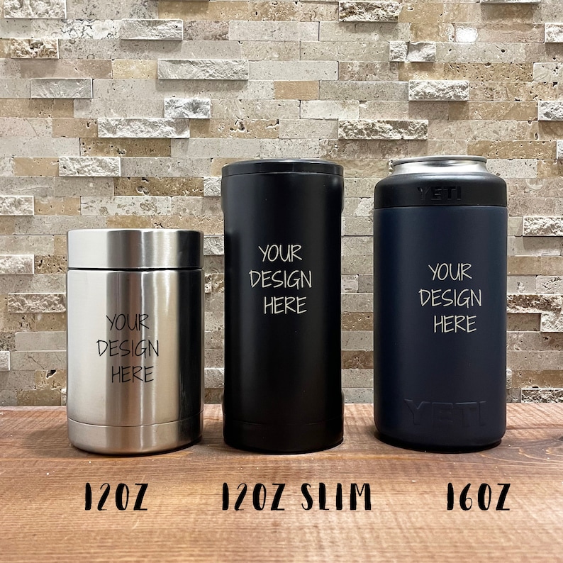 Custom Engraved Etched Can /& Bottle Holder Cooler Dad Grandpa Papaw Father/'s Day Ozark Trail Gift Papa Bear