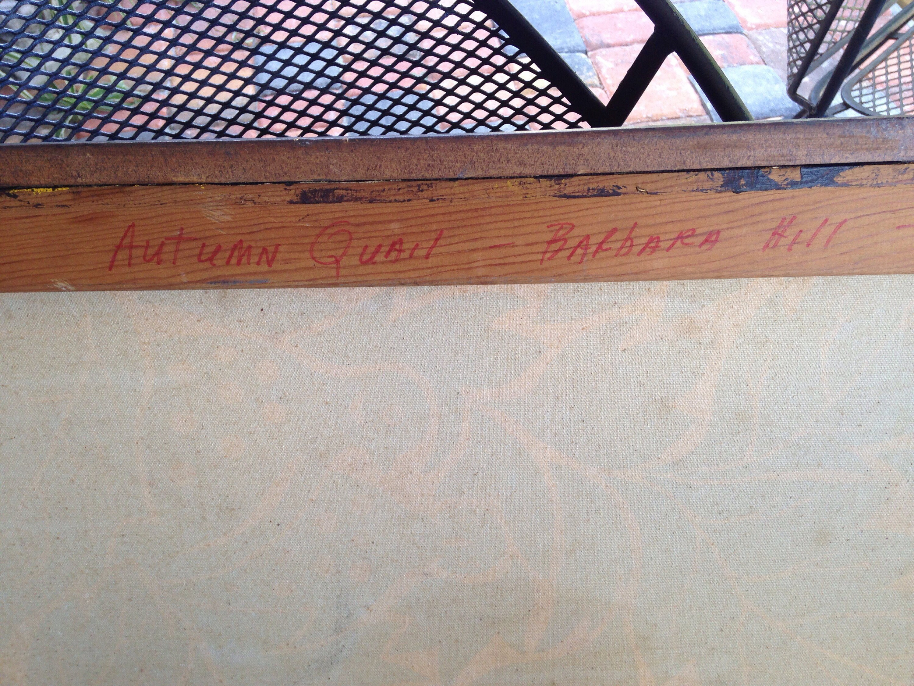 Groovy vintage painting super cool fall colors autumn quail | Etsy