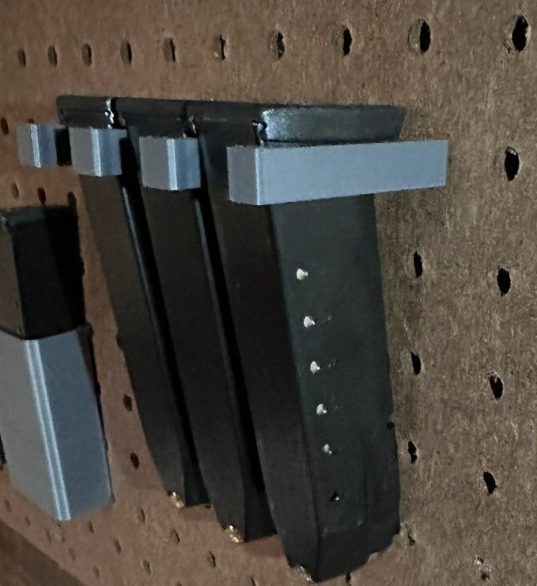 Two Handgun Magazine Pegboard Mounts Etsy