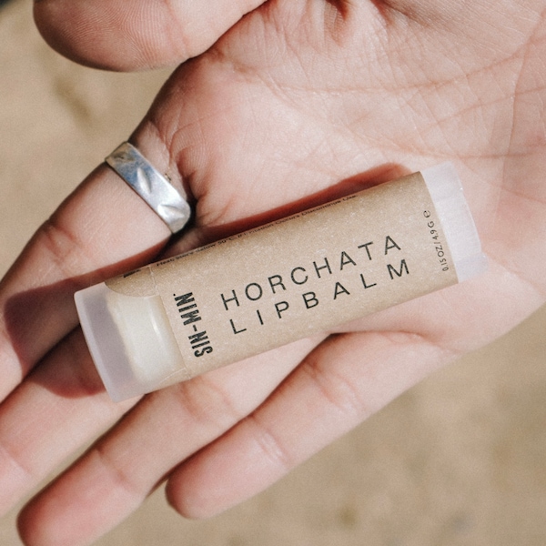 Horchata Lip Balm (2-Pack) - Flavors of Sweet Cinnamon & Vanilla Handcrafted with Natural Ingredients, Untinted, Unisex, in an Oval Tube