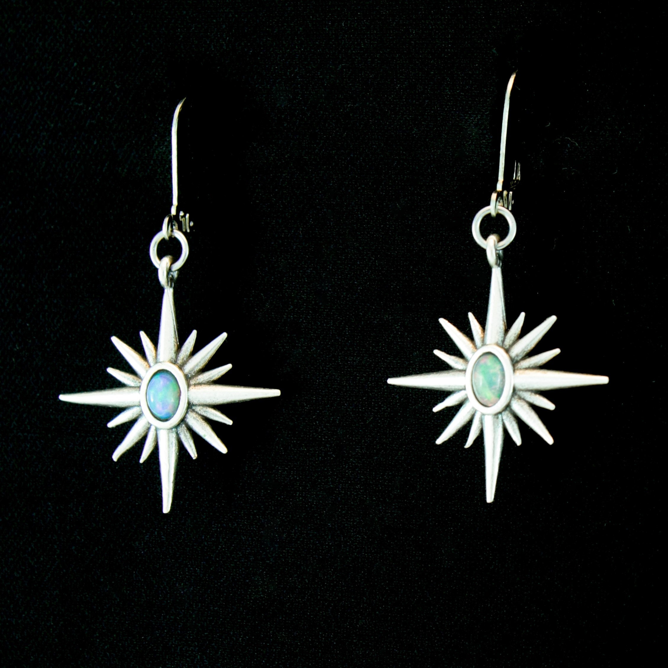 Opal starburst earrings Clearance