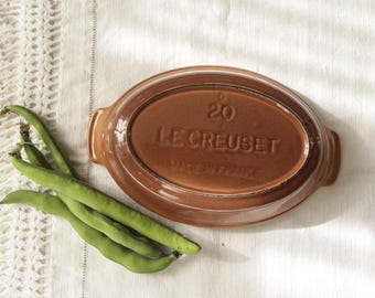 Vintage Le Creuset Gratinform aus Gusseisen, 20 cm