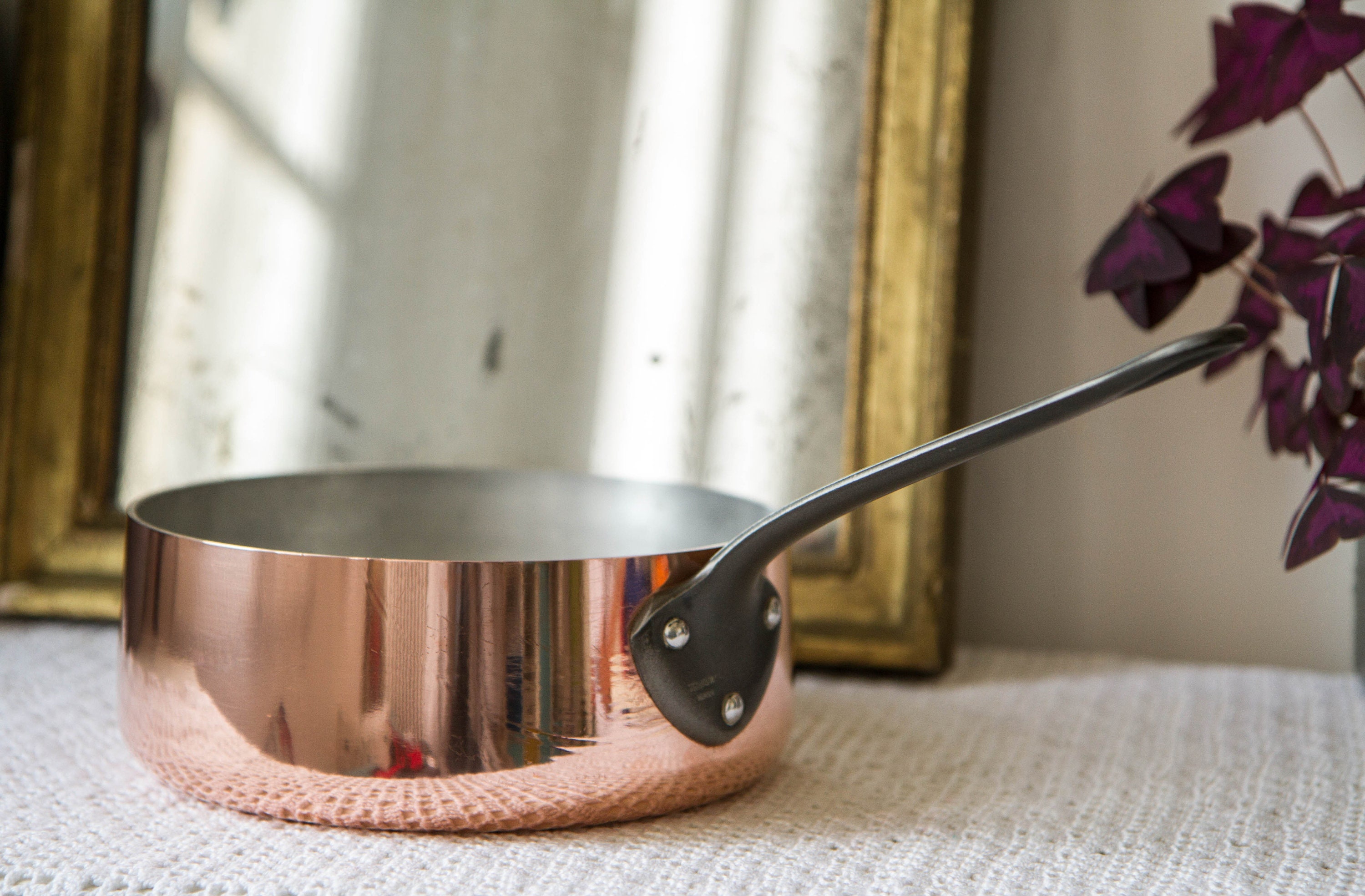 Casserole ancienne en cuivre Tournus France Etsy France