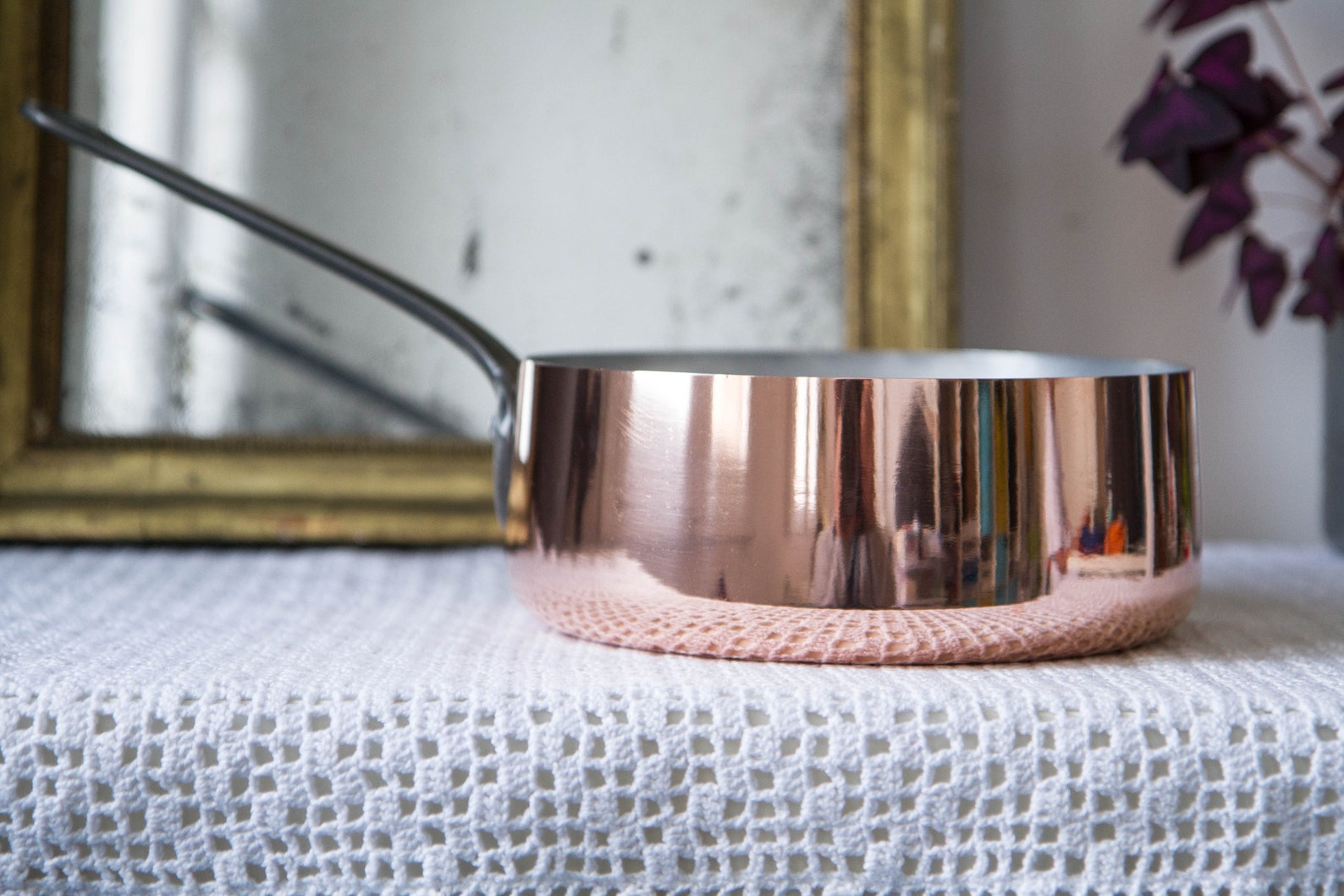 Casserole ancienne en cuivre Tournus France Etsy France