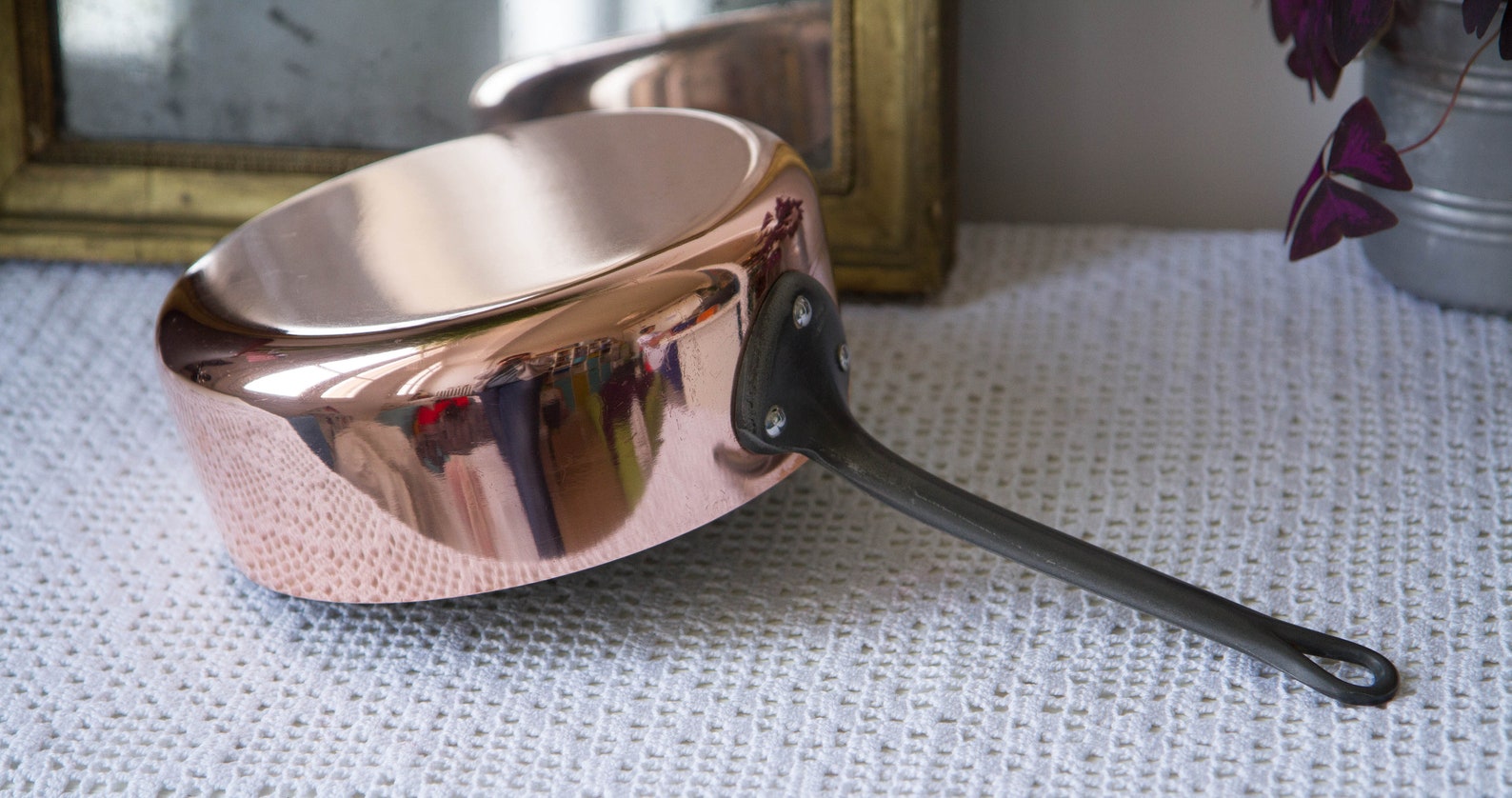 Casserole ancienne en cuivre Tournus France Etsy France