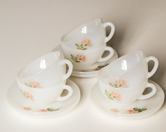 Lot de 6 tasses à café espresso arcopal vintage confetti - France