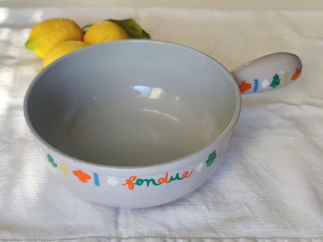 Céramique émaillée caquelon poelon vallauris vintage