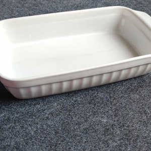 Old ceramic gratin dish