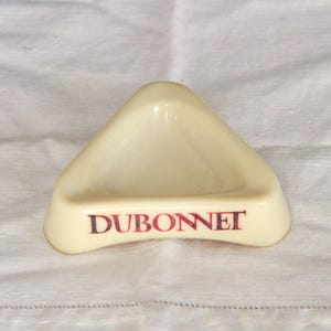 Vintage Dubonnet France advertising ashtray
