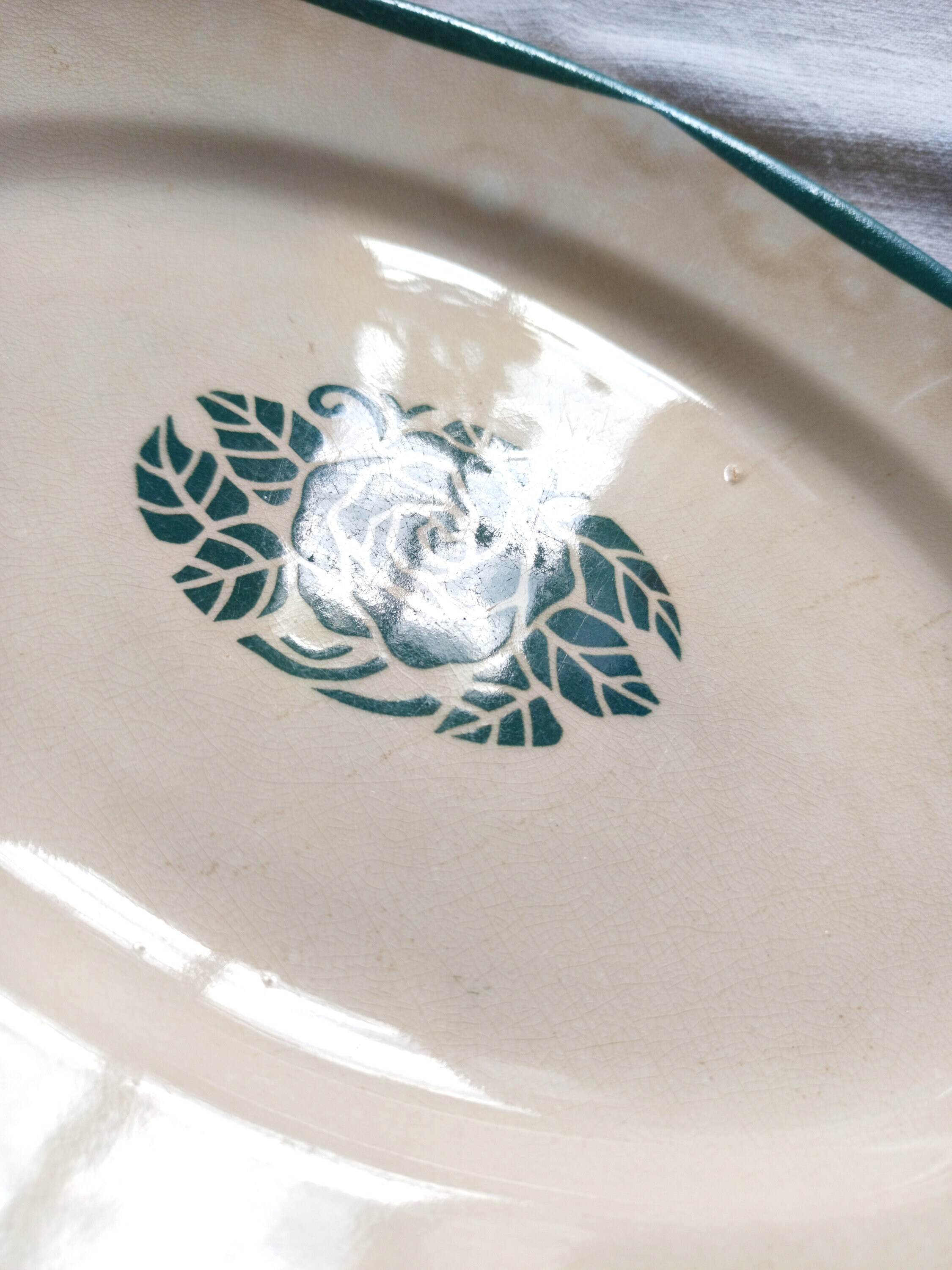 Large Vintage St Amand France Porcelain Serving Plate - Etsy Canada