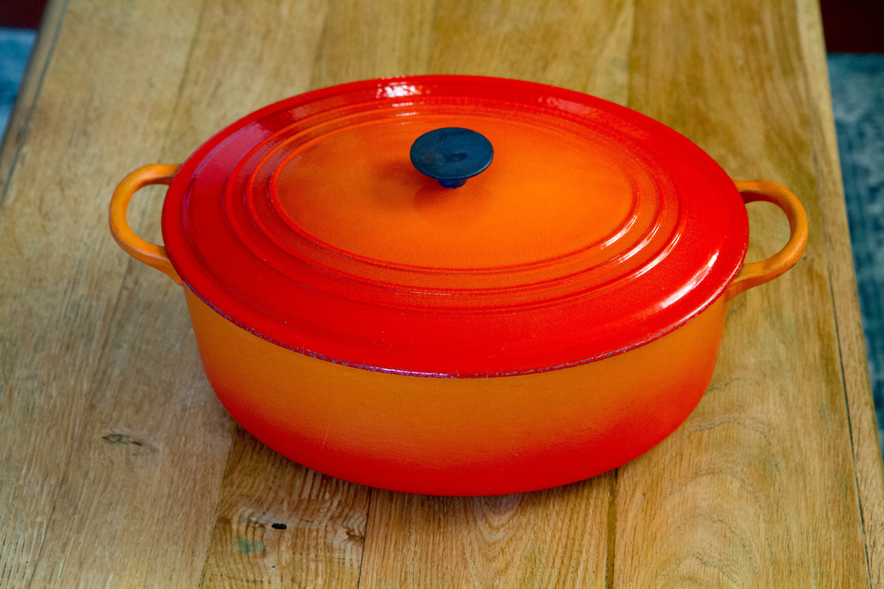 Le Creuset Grande Cocotte Francaise Vintage en Fonte