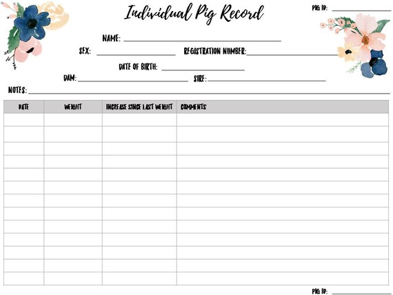 farm record keeping forms
