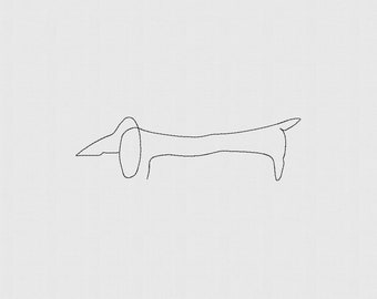 picasso weiner dog art